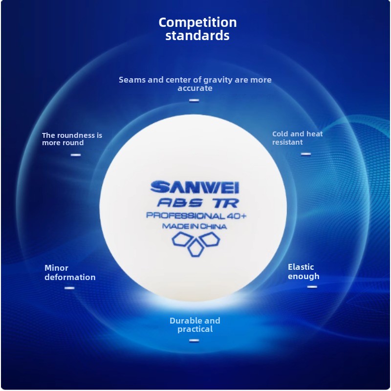50 100 pcs Sanwei New Material - Table Tennis Olympics recension och pris